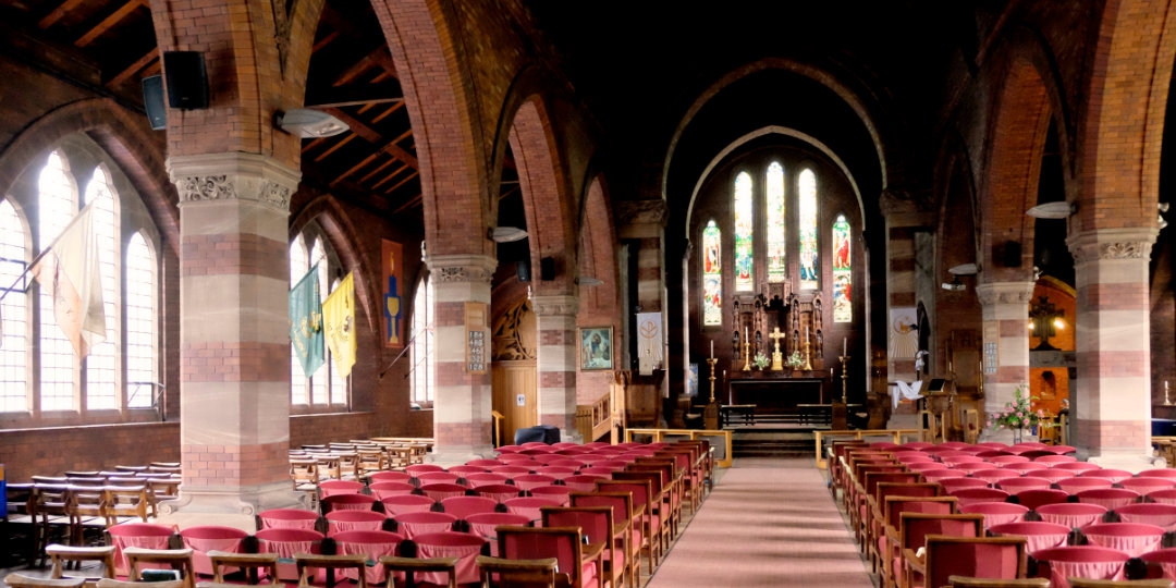 The inside of St Stephen's